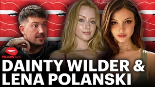 DAINTY WILDER & LENA POLANSKI SQUIRT ALL OVER RYAN ON PILLOW TALK