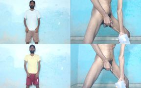 Rajesh Playboy 993 Two Pissing in the Jar Golden Shower Striptease Spanking Butt Naked