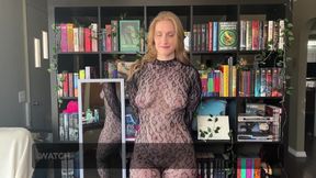 4K Transparent Fishnet Body Suits