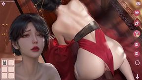 Hentai Stepmom Fucked Hard and Creampie by Huge Cock &mdash;  Sexy Asian Mature Lady Creampie - One Romance 3D Hentai Porn Games