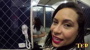 bastidores da gravacao da atriz gabriela ramos