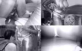 GILF Latex Straponfuck