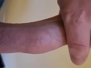 Foreskin ballooning in slow motion