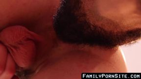 Stepson Myott Hunter rimmed deep and fucked hard by hunk stepdad Derek Allen