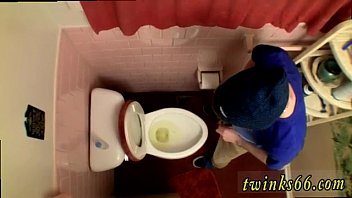 Hot gay hentai masturbation first time Unloading In The Toilet Bowl