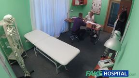 Nurse sucks dick for sperm sample