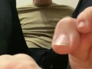 Worship my feet, bitch (Long and dirty toenails)