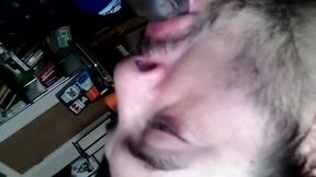 Worshipping A Beautiful Black Cock