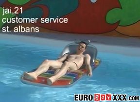 European twinks passionately kiss and anal fuck in foursome