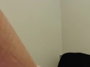 Watch the reactions and orgasms from first time playing with buttplug!