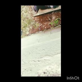 Young African Wanks His BBC