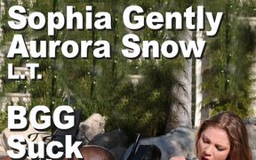 Sophia Gently & Aurora Snow & L.T. BGG Suck Lick Anal Snowball