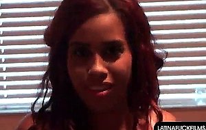 Julissa james strips and sucks cock