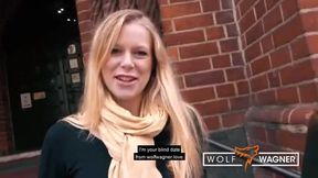 Foxy Blonde Claudia Swea's Wild Outdoor Adventure with Wolf Wagner!
