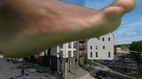 Giantess Wonders through Tiny Land 4k smaller