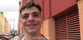 Cute amateur guy's eyes roll back, hole opens sesame