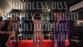 4 DOMMES DESTROY A LINE OF MALE SUBS – RELENTLESS MULTI-DOMME IMPACT PLAY