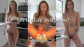 Wet Birthday Surprise For BF