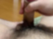 スマホぶっかけオナニー