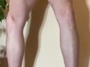 Super Sexy Guy Dances With Dumbbell
