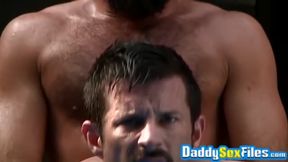Macho Daddy Bends Over Food Poolside Banging Balls Deep