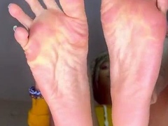 Amateur blondie solo anal masturbation