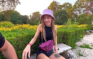 Skilled Blowjob from Spirite Moon in Public Park Make Him Cum in 2 min - Bunny Rabbits