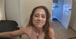 Hot Skinny Grandma Gets Fucked And Hates Her Facial