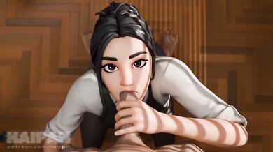 Animated fortnite blowjob in office cuckold POV doggy raw