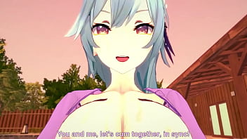 Eula on the pool | Genshin impact | Fuck in pov | Membership