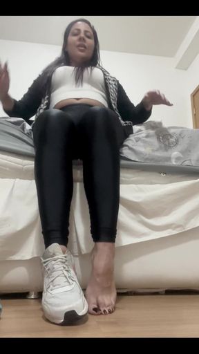 Removing My Sweaty and Super Stinky Sneakers I Was Wearing Yesterday Just for You