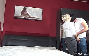 Anna valentine seducing a masked young guy part