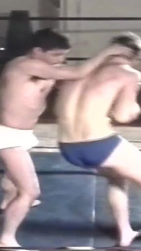 Mature Studs Pin and Pound Ass in Wrestling Ring