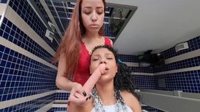 FORCD DILDO - VOL #61 - STARRING: SOFIA RED AND NATALLY - NEW MF JUN 2021 - CLIP04 - never published - Exclusive Girls MF