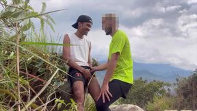 Unexpected Encounter: Guy Joins Me for Wild Public Gay Sex