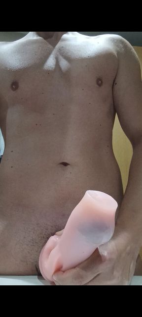 Fucking Me a Silicone Pussy