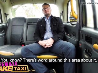Female Fake Taxi Sexy breasty blond sucks and bangs her fare