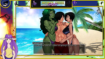 Infinity Crisis Island Part 1 Catwoman and She-Hulk