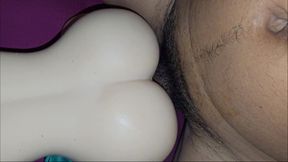 PINK VAGINA DOLL EATS STEPFATHER'S COCK