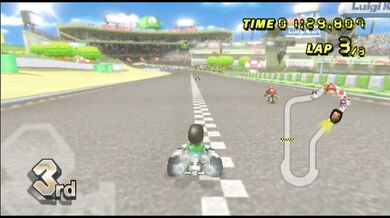 Mario Kart Wii - Mushroom Cup 100cc Gameplay - Part 1