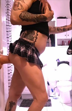Tattooed Dick Slut Takes Dildo with Pleasure