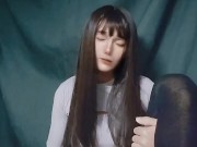 男の娘オナニー Japanese crossdresser teasing