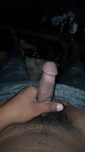 Deshi Indian boy playing with his cock