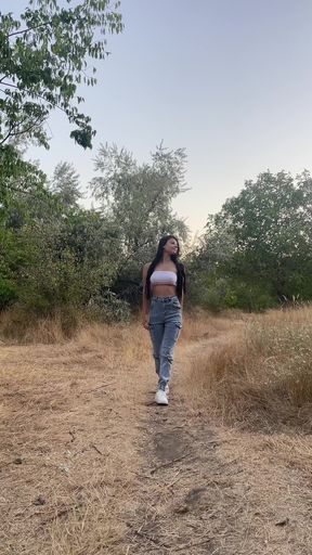 Fun walk with a sexy stranger