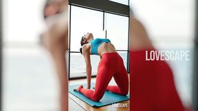 yoga class turns into orgy (ai gen)