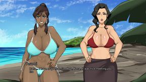 Ember Island - Testing Korra's Huge Tits