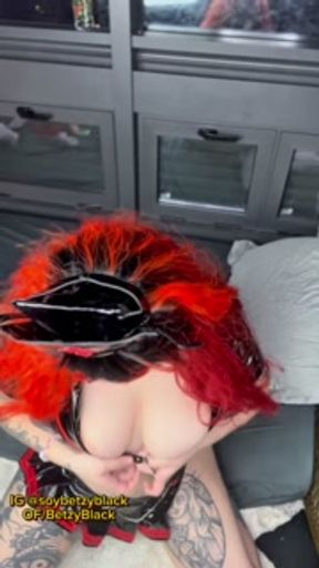 Latex Nurse Unboxes Her Toy: This Torso Can’t Escape Her Touch 😈