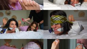 Rara curves and sarah wild, foot worshipped friends bound and hogtied (mp4)