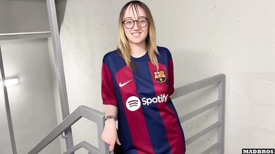 A Barcelona Supporter Fucked By PSG Fan in The Corridors Of The Football Stadium !!!