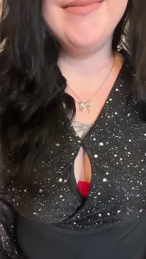 Dominatrix Mistress humiliates with big boobs and chastity cage